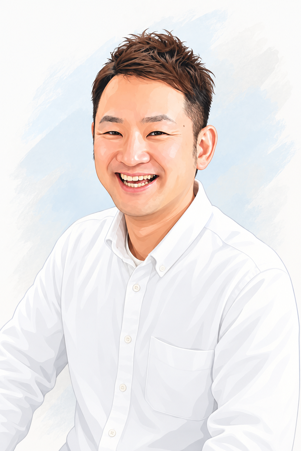 ATOZEKI代表 清田康仁のイラスト